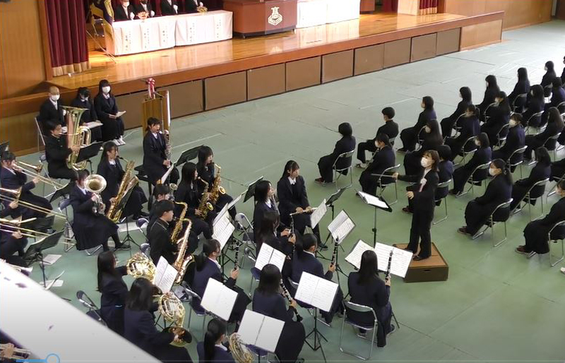 姫路市立飾磨高等学校創立80周年記念式典・吹奏楽部