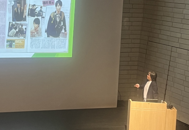 鹿陵会講演会「震災報道・地元紙の役目とは―震災の教育を語り継ぐ―」金居光由さん