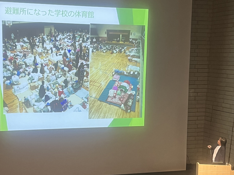 鹿陵会講演会「震災報道・地元紙の役目とは―震災の教育を語り継ぐ―」金居光由さん